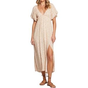 Saltwater Luxe Tristan Midi Dress – Sand - Size Medium